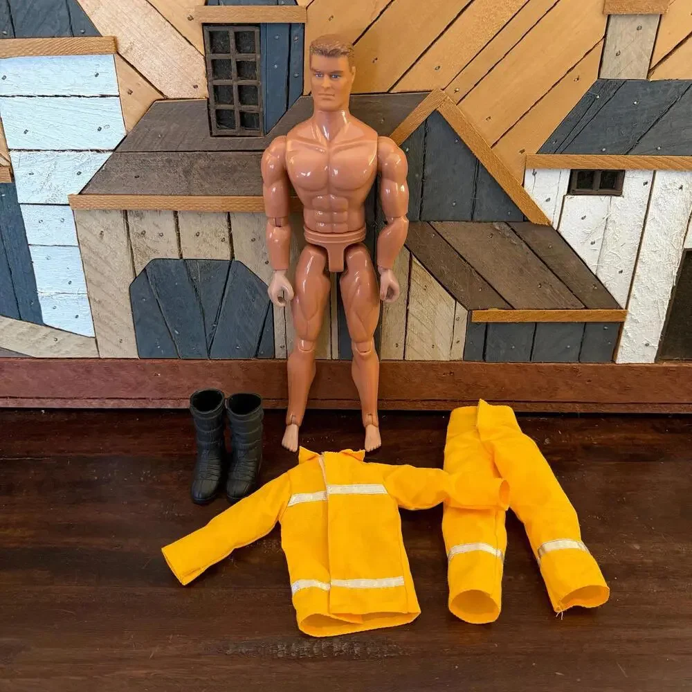 2001 Placo Firefighter Action Figure‎ Toy